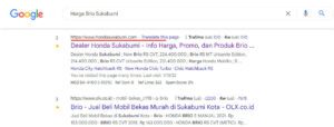 harga brio sukabumi